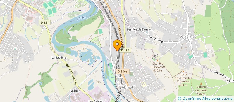 localisation de l'entreprise MADAME LOANA MAY  ABREST