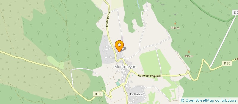 localisation de l'entreprise MADAME LOANA PUJOL à MONTMEYAN