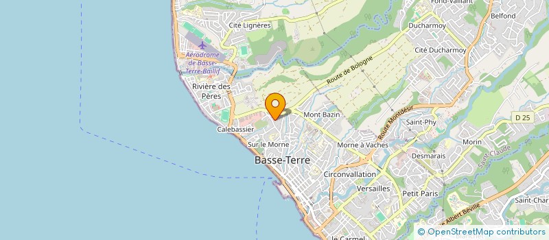 localisation de l'entreprise MADAME LOANA SUZANNON LOUISERRE à BASSE-TERRE