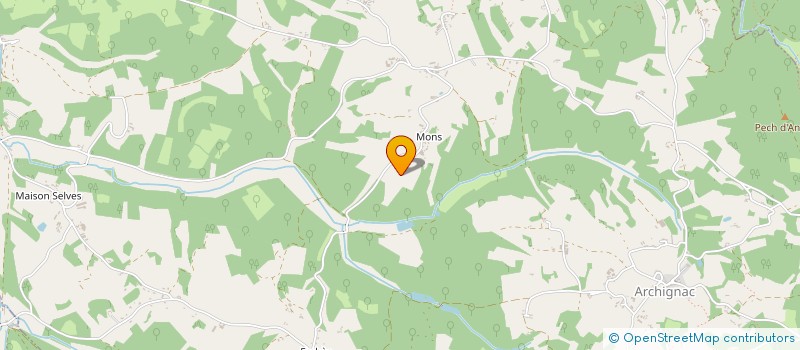 localisation de l'entreprise MADAME LOANA VOCANT  ARCHIGNAC