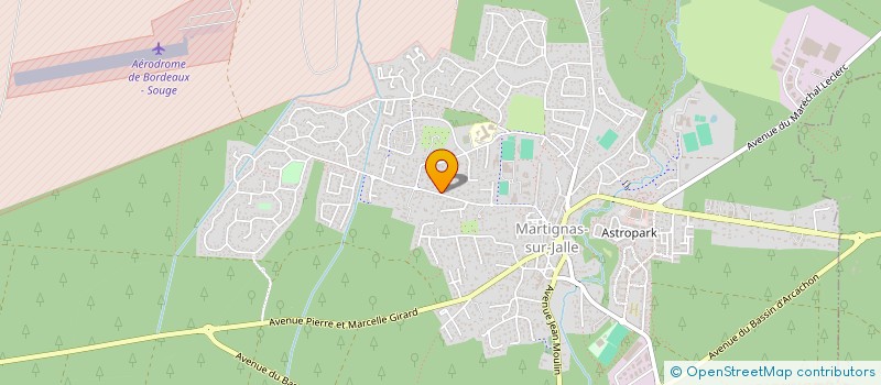 localisation de l'entreprise MADAME LOANE BAZOIN  MARTIGNAS SUR JALLE