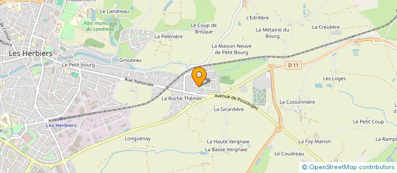 localisation de l'entreprise MADAME LOANE CHAPELLE  LES HERBIERS