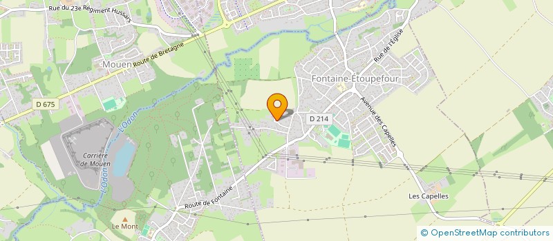 localisation de l'entreprise MADAME LOANE CORNUD  FONTAINE-ETOUPEFOUR