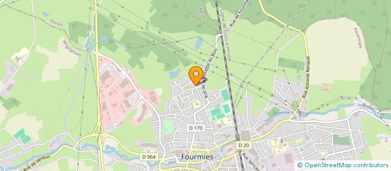 localisation de l'entreprise MADAME LOANE DEGROISSE  FOURMIES