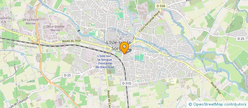 localisation de l'entreprise MADAME LOANE DORCE à L'ISLE-SUR-LA-SORGUE