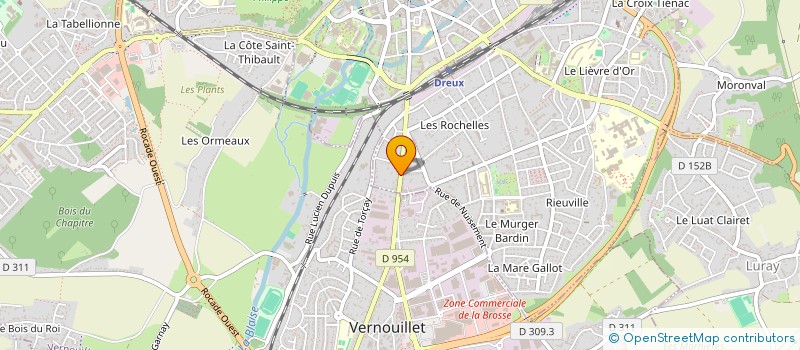 localisation de l'entreprise MADAME LOANE DUMAS à DREUX