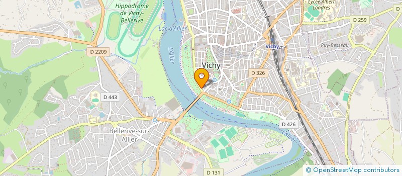 localisation de l'entreprise MADAME LOANE FOLTYN à VICHY