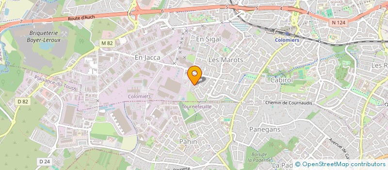 localisation de l'entreprise MADAME LOANE FRATELLI à COLOMIERS