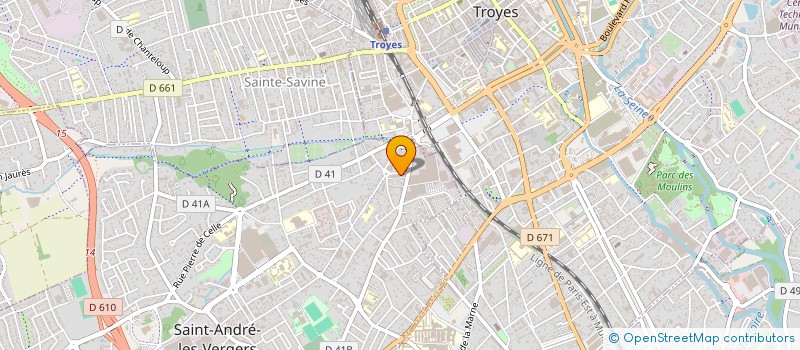 localisation de l'entreprise MADAME LOANE GERARD  SAINT-ANDRE-LES-VERGERS