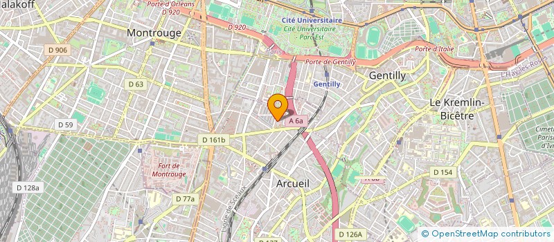 localisation de l'entreprise MADAME LOANE GESLAIN  ARCUEIL