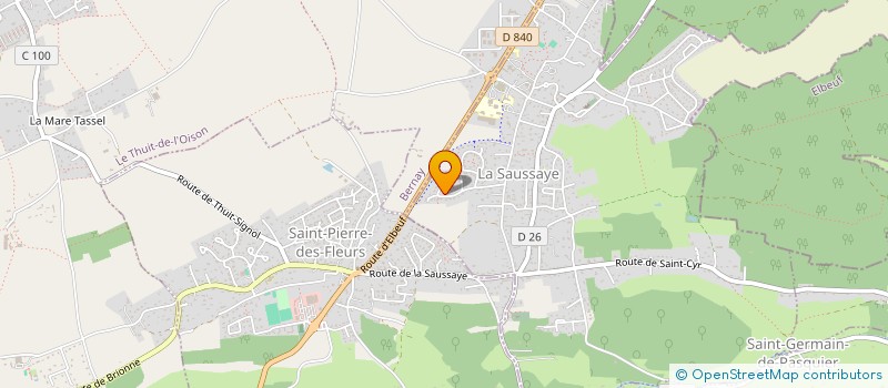 localisation de l'entreprise MADAME LOANE GUNST SENGIER  LA SAUSSAYE