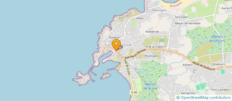 localisation de l'entreprise MADAME LOANE LE CORRE  PENMARCH