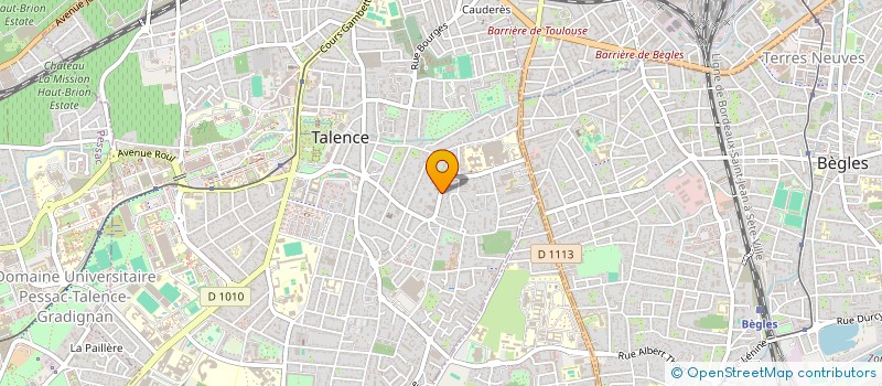 localisation de l'entreprise MADAME LOANE MOISAN  TALENCE