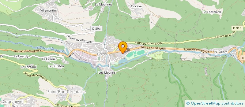 localisation de l'entreprise MADAME LOANE MOUSSELARD  BOZEL