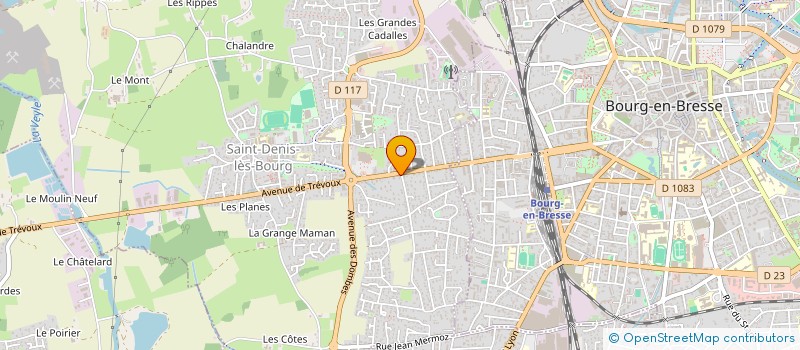 localisation de l'entreprise MADAME LOANE PESENTI  SAINT-DENIS-LES-BOURG
