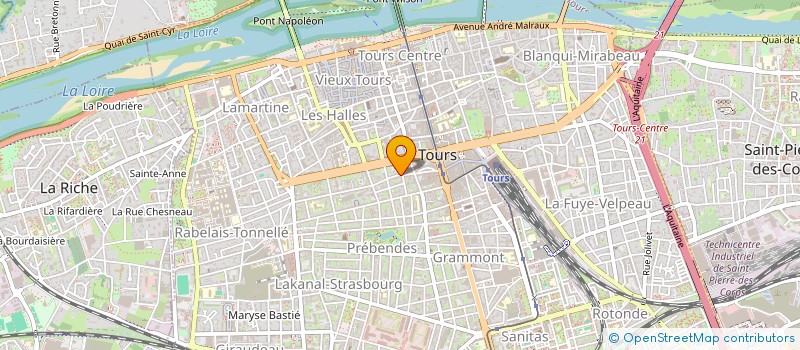 localisation de l'entreprise MADAME LOANE PUGLIESI  TOURS