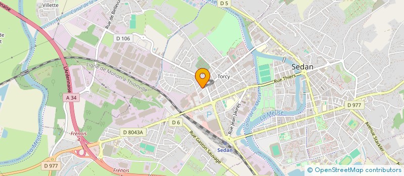 localisation de l'entreprise MADAME LOANE STEFANI  SEDAN