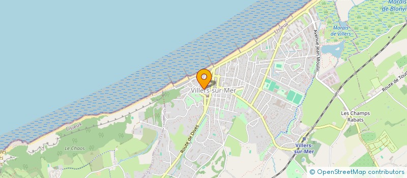 localisation de l'entreprise MADAME LOANN MORVAN  VILLERS-SUR-MER