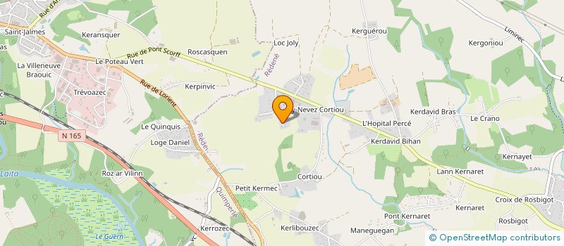 localisation de l'entreprise MADAME LOANNE BOUHIER  REDENE