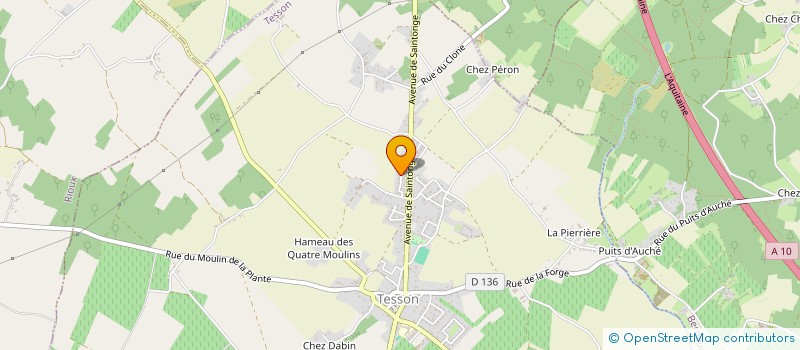 localisation de l'entreprise MADAME LOANNE BRY  TESSON