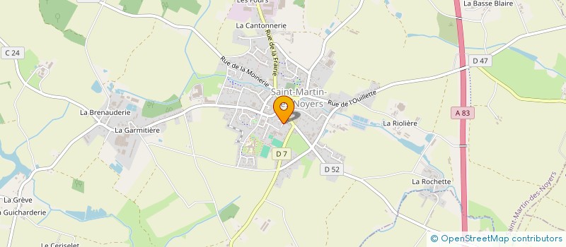localisation de l'entreprise MADAME LOANNE CHAPLEAU  SAINT-ANDRE-GOULE-D'OIE