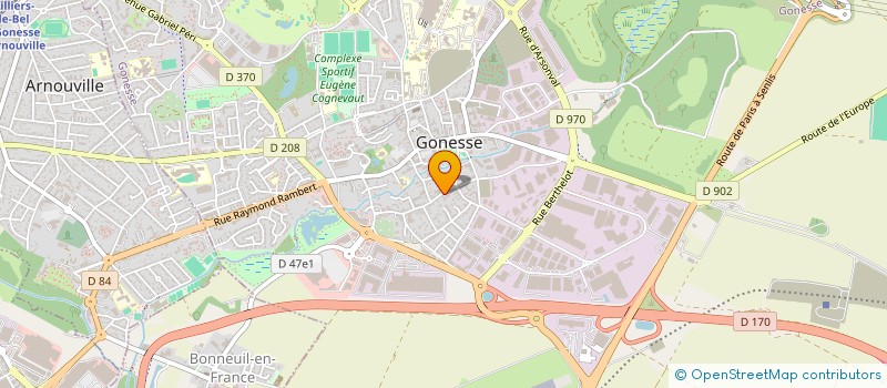 localisation de l'entreprise MADAME LOANNE CISSE à GONESSE