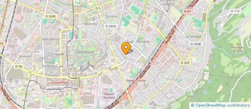 localisation de l'entreprise MADAME LOANNE GRIMALDI à SAINT-MARTIN-D'HERES