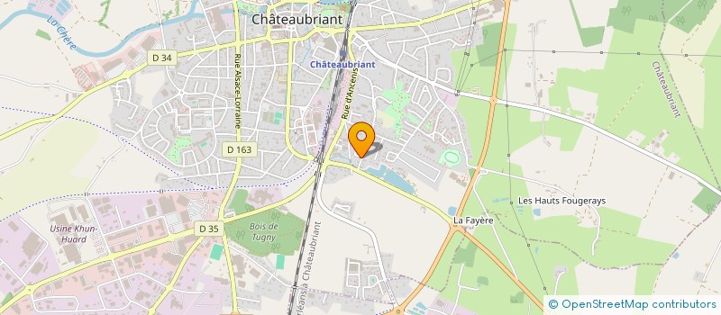 localisation de l'entreprise MADAME LOANNE LECLERC  CHATEAUBRIANT