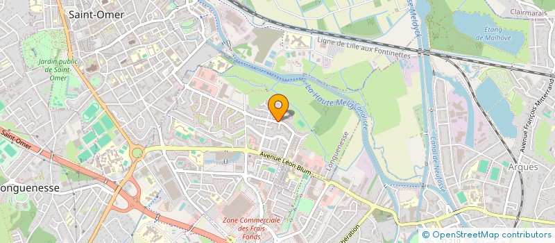 localisation de l'entreprise MADAME LOANNE LIGNIER  LONGUENESSE