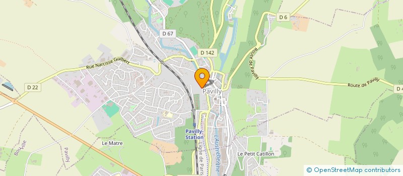 localisation de l'entreprise MADAME LOANNE PETIT  PAVILLY