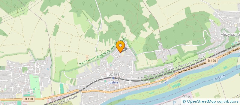 localisation de l'entreprise MADAME LOANNE VIALE  JUZIERS