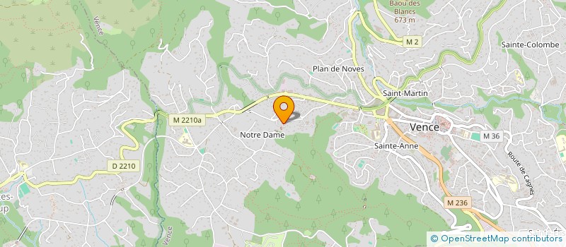 localisation de l'entreprise MADAME LOBNA BEN AMOR à VENCE