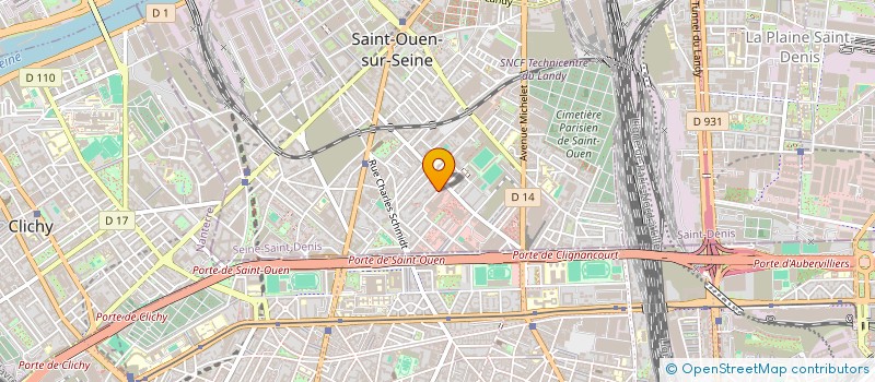 localisation de l'entreprise MADAME LOBNA BEN BRAHIM à SAINT-OUEN-SUR-SEINE