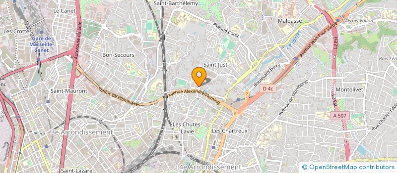 localisation de l'entreprise MADAME LOBNA FERCHICHI à MARSEILLE