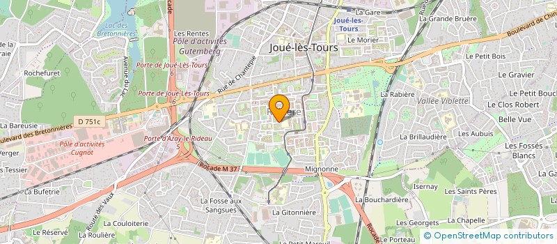 localisation de l'entreprise MADAME LOBNA TAFERIOUCHT à JOUE-LES-TOURS