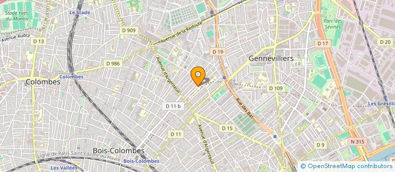 localisation de l'entreprise MADAME LOBNA TIJANI  ASNIERES-SUR-SEINE