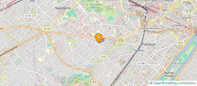 localisation de l'entreprise MADAME LOC HOUZIER  NANTERRE