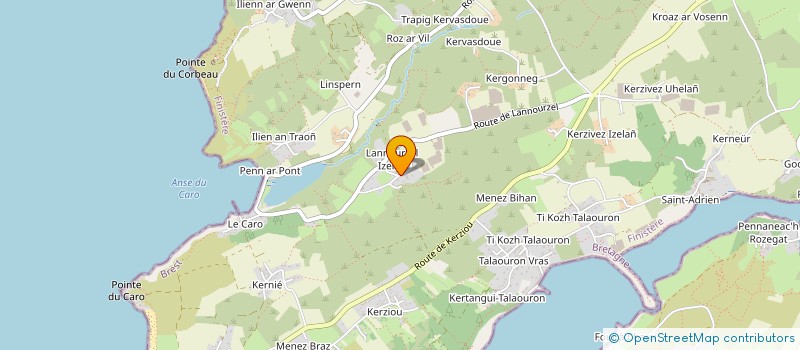 localisation de l'entreprise MADAME LOEANE LE BERRE  PLOUGASTEL-DAOULAS