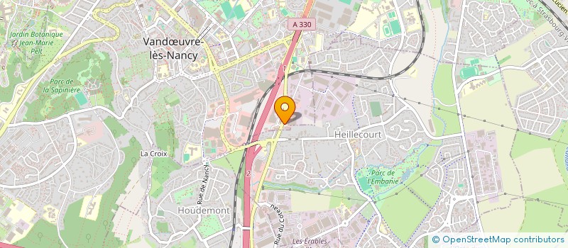 localisation de l'entreprise MADAME LOELIA GUISSART à VANDŒUVRE-LES-NANCY