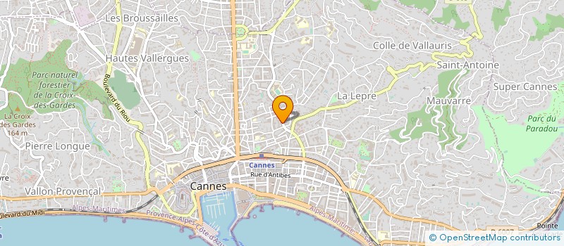 localisation de l'entreprise MADAME LOELIA PISSOT à CANNES