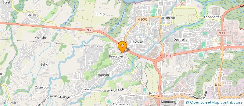 localisation de l'entreprise MADAME LOELLA PIERROT  BAIE MAHAULT