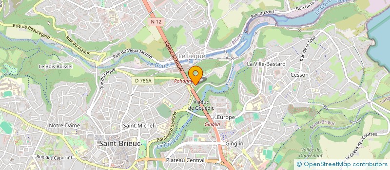 localisation de l'entreprise MADAME LOENDA DUBOIS à SAINT-BRIEUC