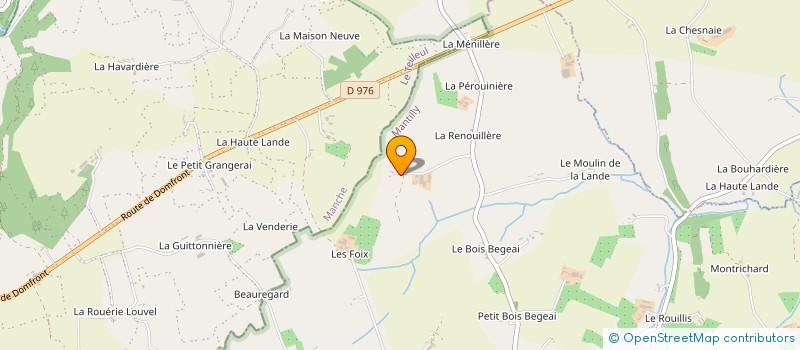 localisation de l'entreprise MADAME LOESJE PETERS à MANTILLY