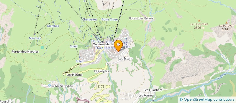 localisation de l'entreprise MADAME LOETITIA ANDRE  ORCIERES