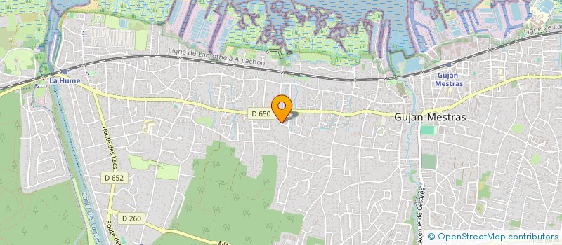 localisation de l'entreprise MADAME LOETITIA BARAN  GUJAN-MESTRAS