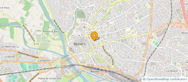 localisation de l'entreprise MADAME LOETITIA BERTON  BEZIERS