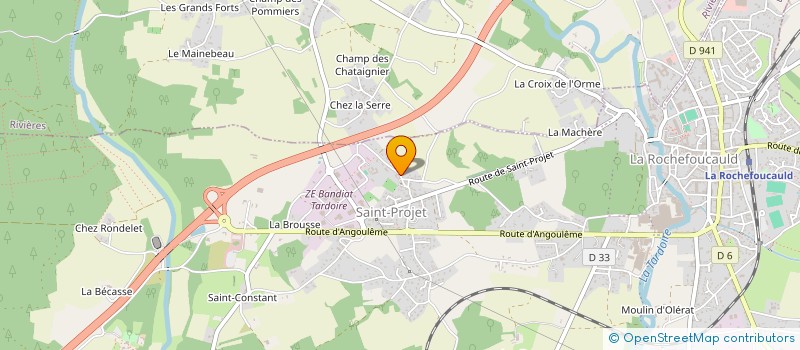 localisation de l'entreprise MADAME LOETITIA CAMUS à LA ROCHEFOUCAULD-EN-ANGOUMOIS