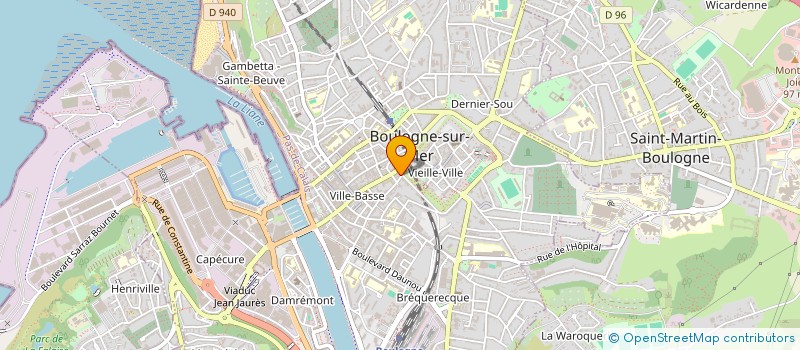 localisation de l'entreprise MADAME LOETITIA DELLIAUX  BOULOGNE-SUR-MER