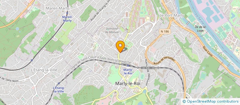 localisation de l'entreprise MADAME LOETITIA DEZERT  MARLY-LE-ROI