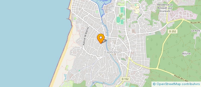 localisation de l'entreprise MADAME LOETITIA FOURGEAUD  CAPBRETON